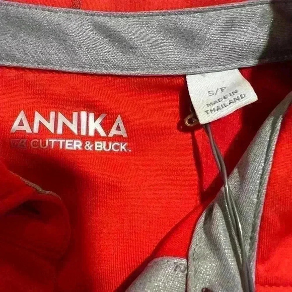 New‎ ANNIKA Orange Golf Shirt - Size S/P - Picture 6 of 6